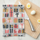 kerstcadeaukeuken theedoek (Quarter Fold)