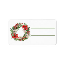 kerstcadeaulabel etiket