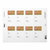  kerstcadeauLabel Etiket (Full Sheet)