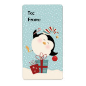 kerstcadeaulabel Label (Voorkant)