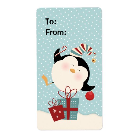 kerstcadeaulabel Label (Voorkant)