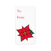 kerstcadeaulabel Label met cadeaus (Voorkant)