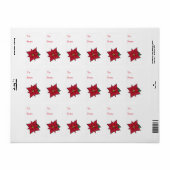 kerstcadeaulabel Label met cadeaus (Full Sheet)