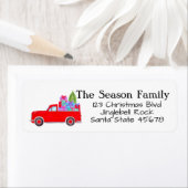 kerstcadeaulabel ophalen etiket (Insitu)