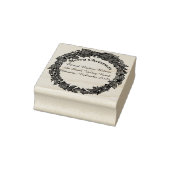 kerstcadeaulabel voor aangepast retouradres rubberstempel (Stempel)