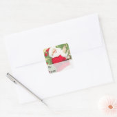  kerstcadeauLabel voor kerstcadeaus Vierkante Sticker (Envelop)