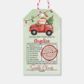  kerstcadeauLabel voor Kerstmis met Kerstmis Cadeaulabel (Voorkant)