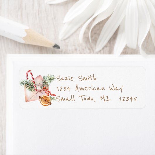 kerstcadeaulabel voor retouradres etiket (Insitu)