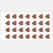 kerstcadeaulabels Baby Owl met cadeau Labels (Vel)