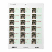 kerstcadeaulabels etiket (Full Sheet)