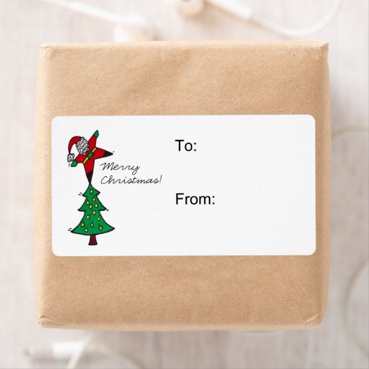 kerstcadeaulabels etiket (Insitu)