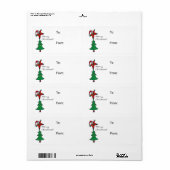 kerstcadeaulabels etiket (Full Sheet)