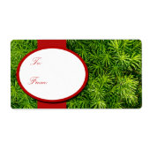 kerstcadeaulabels etiket (Voorkant)