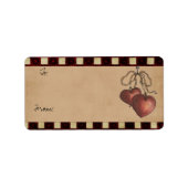 kerstcadeaulabels etiket (Voorkant)