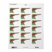 kerstcadeaulabels etiket (Full Sheet)