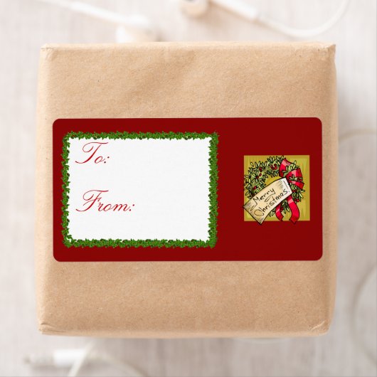 kerstcadeaulabels etiket (Insitu)