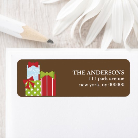 kerstcadeaulabels etiket (Insitu)