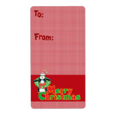 kerstcadeaulabels - groot etiket (Voorkant)