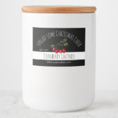 kerstcadeaulabels voor Cranberry Chutney Voedselcontainer Etiket (Voorkant)