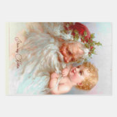  kerstcadeauLabels voor kerstmis Inpakpapier Vel (Voorkant 2)