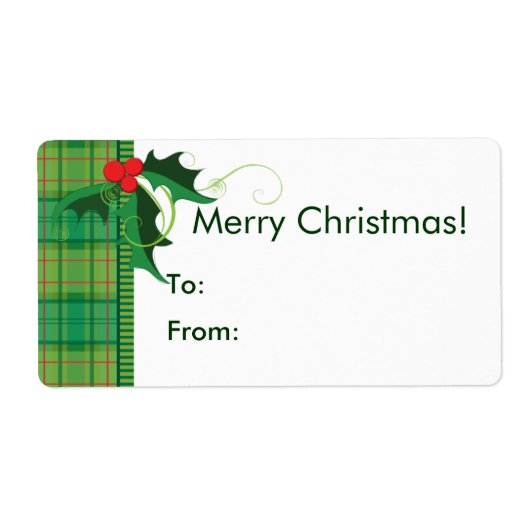 kerstcadeaulabels voor Label (Voorkant)