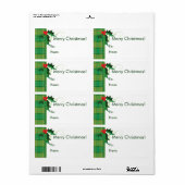 kerstcadeaulabels voor Label (Full Sheet)