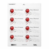 kerstcadeaulabels voor Label (Full Sheet)