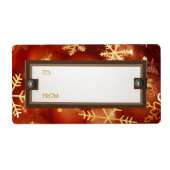kerstcadeaulabels voor Label (Voorkant)