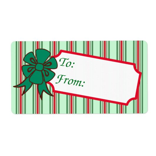 kerstcadeaulabels voor Label (Voorkant)