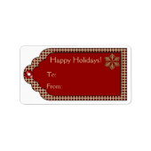 kerstcadeaulabels voor Label (Voorkant)