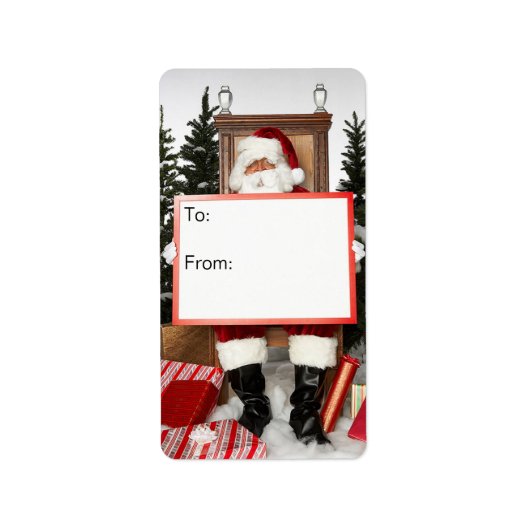 kerstcadeaulabels voor Label (Voorkant)