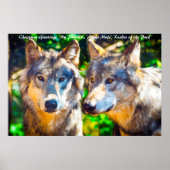 kerstcadeauleider van het pakket poster (Voorkant)