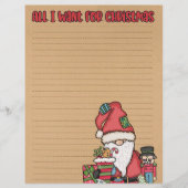 kerstcadeaulijst Papier (Voorkant)