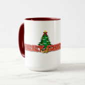 Kerstcadeaumoeder kerstmis mok (Voorkant links)