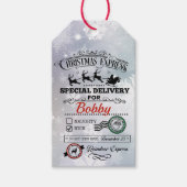 kerstcadeaunaam voor kerstcadeautjes voor de kerst cadeaulabel (Voorkant)