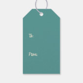 Kerstcadeaupakketten  cadeaulabel (Achterkant)