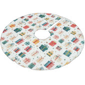 Kerstcadeaupakketten  kerstboom rok (Gekanteld)