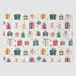  kerstcadeaupakketten tissuepapier