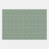 Kerstcadeaupapier 3 platte vellen (Voorkant)