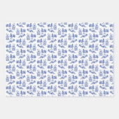 kerstcadeaupapier | assortiment inpakpapier vel (Voorkant 3)