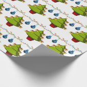 Kerstcadeaupapier Boom Cadeaupapier (Hoek)
