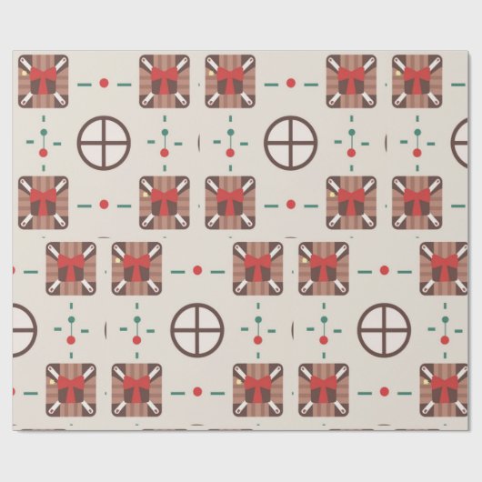 Kerstcadeaupapier" Cadeaupapier (Vlak)