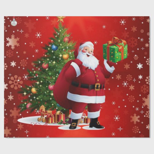 kerstcadeaupapier cadeaupapier (Vlak)