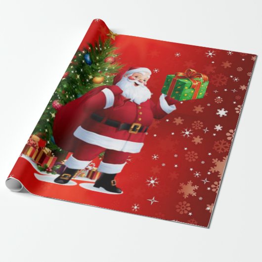 kerstcadeaupapier cadeaupapier (Uitgerold)