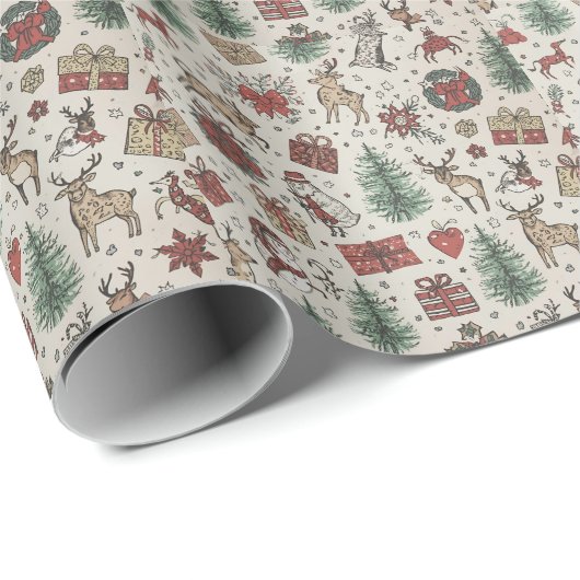 kerstcadeaupapier cadeaupapier (Rol Hoek)