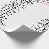 Kerstcadeaupapier Cadeaupapier (Hoek)