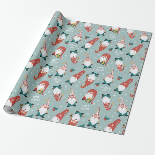 kerstcadeaupapier cadeaupapier (Uitgerold)
