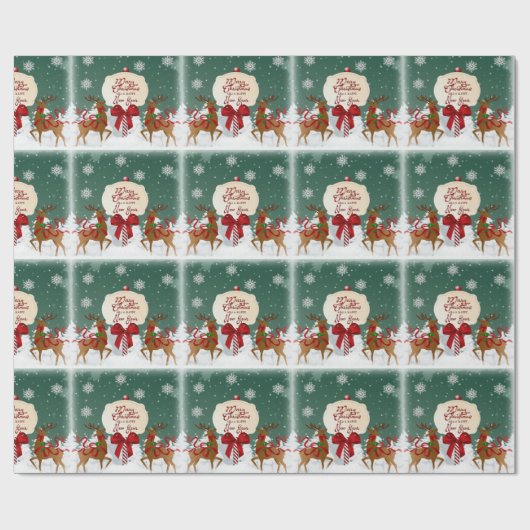  kerstcadeaupapier cadeaupapier (Vlak)