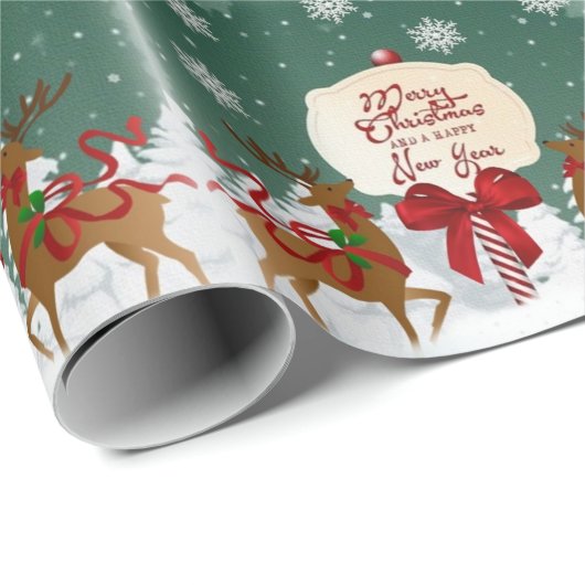  kerstcadeaupapier cadeaupapier (Rol Hoek)