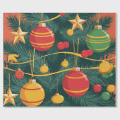 kerstcadeaupapier cadeaupapier (Vlak)